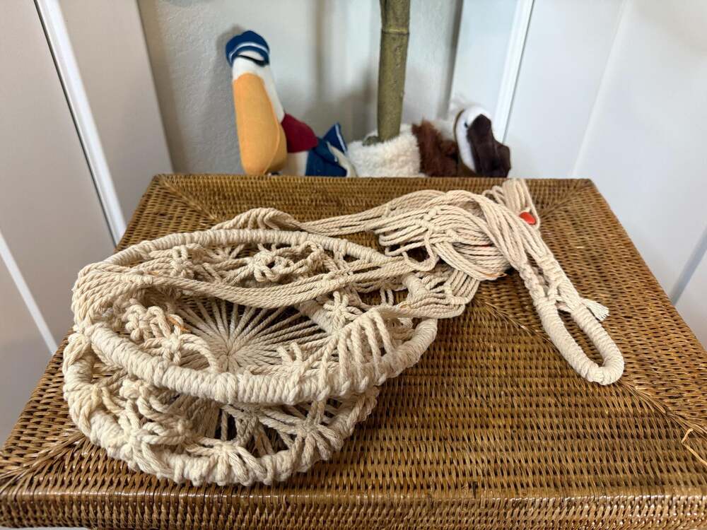 Vintage Macrame Plant Hanger